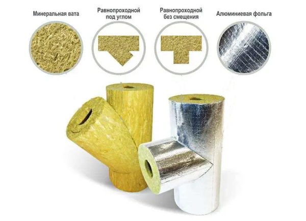 Тройники минераловатные